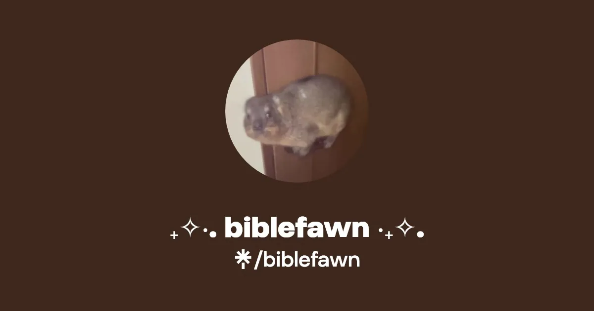 biblefawn camshow